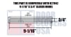 R27942 9-1/16 in. x 3/4 in. Surface Mount Door Closer - Regular Replacement Arm, Black Finish - Image 2 of 0