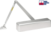 R39348 11-1/8 in. x 3/4 in. Commercial Door Closer With Adjustable Spring Size 1-6, Adjustable Closing and Latch Sweep, ADA Compliant, Aluminum Finish - Image 3 of 0