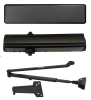 R6684 11-1/8 in. x 3/4 in. Commercial Door Closer With Adjustable Spring Size 1-6, Adjustable Closing and Latch Sweep, ADA Compliant, Dark Bronze Finish - Image 1 of 0
