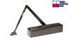 R6684 11-1/8 in. x 3/4 in. Commercial Door Closer With Adjustable Spring Size 1-6, Adjustable Closing and Latch Sweep, ADA Compliant, Dark Bronze Finish - Image 3 of 0