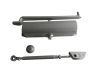 R6684 9-1/16 in. x 3/4 in. Commercial Door Closer With Rounded Face, Close Speed, Latch Speed, and Backcheck Speed, Fixed Spring Size, Aluminum Finish - Image 1 of 0