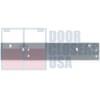 R7483 7-1/2 in. x 1 in. Door Closer - Parallel Arm Installation Drop Plate For Doors With Narrow Top Rail, Aluminum Finish (AL) - Image 1 of 0