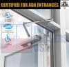 Storefront King 7900 Series ADA Door Closer Kit - Right Hand (RH) Top Jamb Mount Adjustable Size 1-4 Grade 1 UL10C Aluminum Finish (AL) - Image 4 of 0