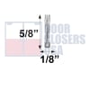 Storefront King 1/8 in. Width x 5/8 in. Height, Black Slide In Weatherstripping, 84 in. Length, For Commercial Front Door - Image 2 of 0