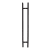  Hardware 48 in. Back To Back Ladder Pull Handle, 36 in. Center To Center, Matte Black Finish - Image 1 of 0