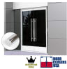  Hardware 48 in. Back To Back Ladder Pull Handle, 36 in. Center To Center, Matte Black Finish - Image 3 of 0