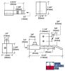 Global Door Controls Right Hand 1/8 in. Recessed Storefront Glass Door Offset Pivot Hinge Kit Type 6, 3/4 in. Offset, Aluminum Finish - Image 5 of 0
