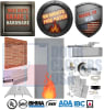 36" x 84" LHR 180 Minute Fire Rated Hollow Metal Door  A Label UL Listed | Welded Frame for Existing Brick Wall - Image 1 of 0