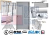 36" x 80" Hollow Metal Door, NFPA 80, Panic Bar, USA Made - Image 1 of 0