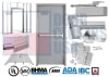 36" x 84" Hollow Metal Door, NFPA 80, Panic Bar & Trim - Image 1 of 0