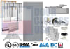 Steel-Lite, Architectural Hollow Metal Door 42" x 80", NFPA, ADA, IBC, UL Listed, KD Frame, USA Made - Image 1 of 0