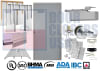 Steel-Lite, Architectural Hollow Metal Door 48" x 84", NFPA, ADA, IBC, UL Listed, KD Frame, USA Made - Image 1 of 0