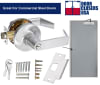 Grade 1 Commercial Metal Door Lock With Free Wheeling Clutch Lever - Image 3 of 0