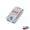 Tahoma Storefront Door Hardware Lock Indicator, Features Green Colored "Open" or Red Colored "Locked Display, Aluminum Finish - Image 2 of 0