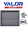 Commercial Door Fire Rated Fusible Link Louver, UL Labeled, 16 Gauge, 24 in x 18 in Cutout Size - Image 2 of 0