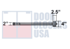 Von Duprin 2-1/2 in. Wide x 4 in. Tall Chassis Head, 2 in. Tall Push Bar, Rim Panic Exit Device, For 36 in. Wide Door, Aluminum Finish - Image 2 of 0