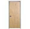 36 in. x 96 in. (3080) Interior Right Hand Commercial Wood Door and Frame, Rotary Natural Birch, Solid Core, Includes Lever and Hardware - Image 1 of 0