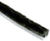 YKK Commercial Storefront Door Leading Edge Slide In Weatherstripping, 7/16 in. Pile Height, 96 in. Length, Black Finish - Image 1 of 0