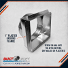 8 x 8 galvanized steel HVAC ceiling register box with 8 inch round collar - Image 5 of 0