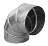 3 inch 90-degree adjustable galvanized steel HVAC round duct elbow - Image 1 of 0