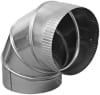 14 inch 90-degree adjustable galvanized steel HVAC round duct elbow - Image 1 of 0