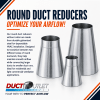Galvanized steel round duct reducer without collar - Image 4 of 0