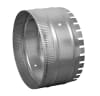 9-inch galvanized steel dovetail start collar for round HVAC duct connection - Image 5 of 0