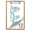 Acrimet Clipboard Letter Size A4 (13â€ x 9 1/16â€) Low Profile Clip (Hardboard) (12 Pack) - Image 2 of 0