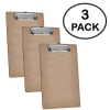 Acrimet Clipboard Memo Size A5 (9 1/8â€ x 6 3/8â€) Low Profile Clip (Hardboard) (3 Pack) - Image 1 of 0