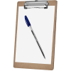 Acrimet Clipboard Memo Size A5 (9 1/8â€ x 6 3/8â€) Low Profile Clip (Hardboard) (3 Pack) - Image 3 of 0