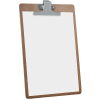 Acrimet Clipboard Letter Size A4 (13" X 9 1/16") Premium Metal Clip (Hardboard) (Silver Clip) (6 Pack) - Image 3 of 0