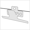Acrimet Clipboard Legal Size (15 3/8" x 9 1/16") Premium Metal Clip (Hardboard) (Silver Clip) (6 Pack) - Image 5 of 0