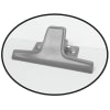 Acrimet Clipboard White Memo Size A5 (9 1/8" x 6 3/8") Premium Metal Clip (Hardboard) (Silver Clip) (6 Pack) - Image 4 of 0
