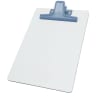 Acrimet Clipboard White Memo Size A5 (9 1/8" x 6 3/8") Premium Metal Clip (Hardboard) (Blue Clip) (6 Pack) - Image 2 of 0