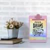 Acrimet Clipboard Memo Size 9 1/4" x 6 3/8" Premium Metal Clip (Plastic) (Clear Pink Color) (6 Pack) - Image 5 of 0