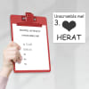 Acrimet Clipboard Memo Size (9 1/4" x 6 1/3") Premium Metal Clip (Plastic) (Clear Red Color) (6 - Pack) Code 120.3 - Image 4 of 0