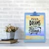 Acrimet Clipboard Letter Size A4 (13 3/8" x 9 7/16") Premium Metal Clip (Plastic) (Clear Blue Color) (6 Pack) - Image 5 of 0