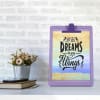 Acrimet Clipboard Letter Size A4 (13 3/8” x 9 7/16”) Premium Metal Clip with Side Rulers (Plastic) (Purple Color) (6 Pack) - Image 5 of 0