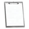 Acrimet Aluminum Clipboard Letter Size A4 (13 9/16" x 9 1/4") Low Profile Clip (Silver Color) (1 Pack) - Image 3 of 0