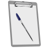 Acrimet Clipboard Memo Size A5 (9 1/4" x 6 5/16") Low Profile Clip (Plastic) (Smoke Color) (3 Pack) - Image 3 of 0