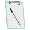 Acrimet Clipboard Memo Size A5 (9 1/4" x 6 5/16") Low Profile Clip (Plastic) (Clear Green Color) (3 Pack) - Image 3 of 0