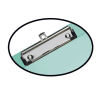 Acrimet Clipboard Memo Size A5 (9 1/4" x 6 5/16") Low Profile Clip (Plastic) (Clear Green Color) (3 Pack) - Image 4 of 0