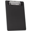 Acrimet Clipboard Memo Size A5 (9 1/4" x 6 5/16") Low Profile Clip (Plastic) (Black Color) (3 Pack) - Image 2 of 0