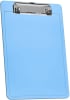 Acrimet Clipboard Memo Size A5 (9 1/4" x 6 5/16") Low Profile Clip (Plastic) (Clear Blue Color) (6 Pack) - Image 2 of 0