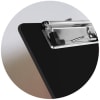 Acrimet Clipboard Memo Size 9 1/4" x 6 5/16" Low Profile Clip (Plastic) (Black Color) (6 Pack) - Image 5 of 0