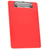 Acrimet Clipboard Memo Size A5 (9 1/4" x 6 5/16") Low Profile Clip (Plastic) (Clear Red Color) (6 Pack) - Image 3 of 0