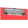 Acrimet Clipboard Memo Size A5 (9 1/4" x 6 5/16") Low Profile Clip (Plastic) (Clear Red Color) (6 Pack) - Image 5 of 0