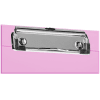 Acrimet Clipboard Memo Size A5 (9 1/4" x 6 5/16") Low Profile Clip (Plastic) (Clear Pink Color) (6 Pack) - Image 4 of 0