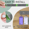 Acrimet Key Tag Rack w/ 8 Keyring Tags 2-Pack (Assorted Colors) Code 143.0 - Image 2 of 0