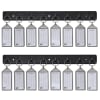 Acrimet Key Tag Rack w/8 Keyring Tags 2-Pack (Black w/ Smoke Color) Code 143.3 - Image 1 of 0